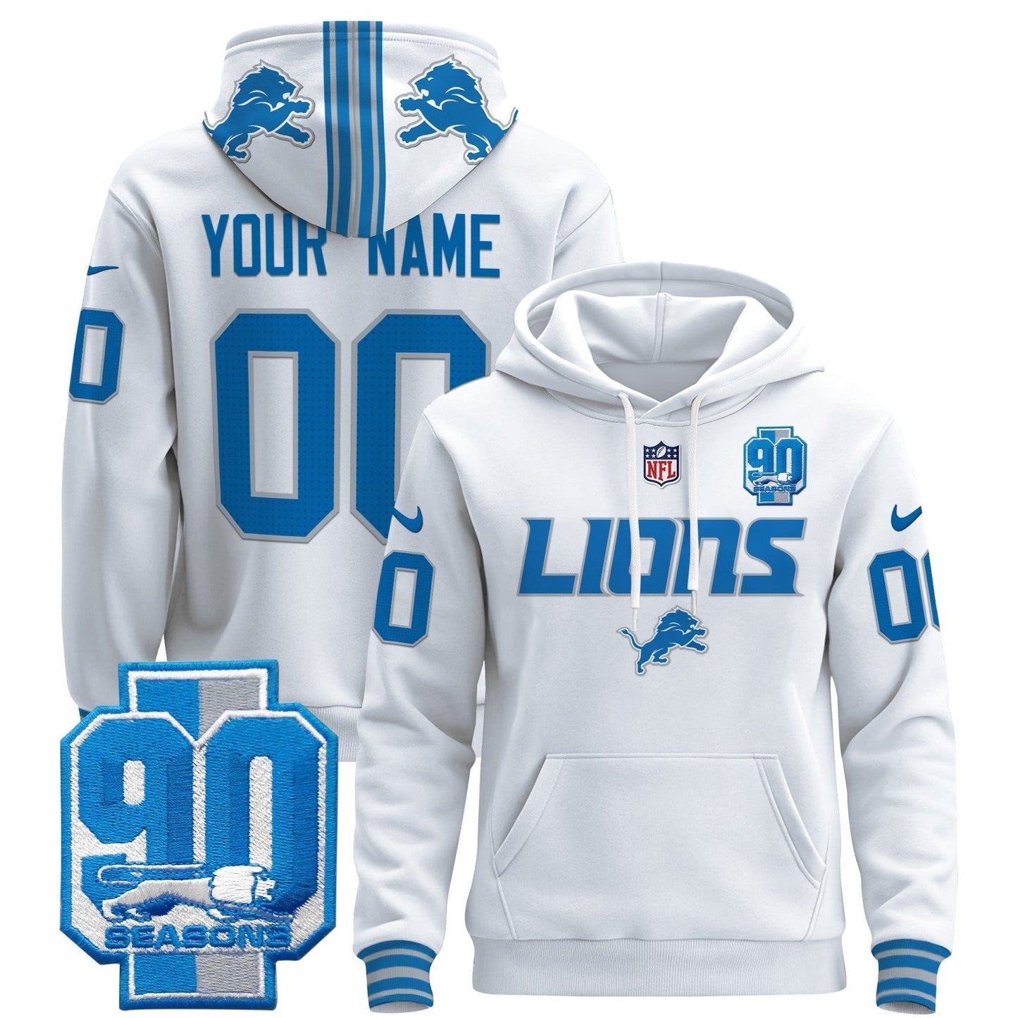 DET 2024 Custom Pullover Hoodie V2 - All Stitched