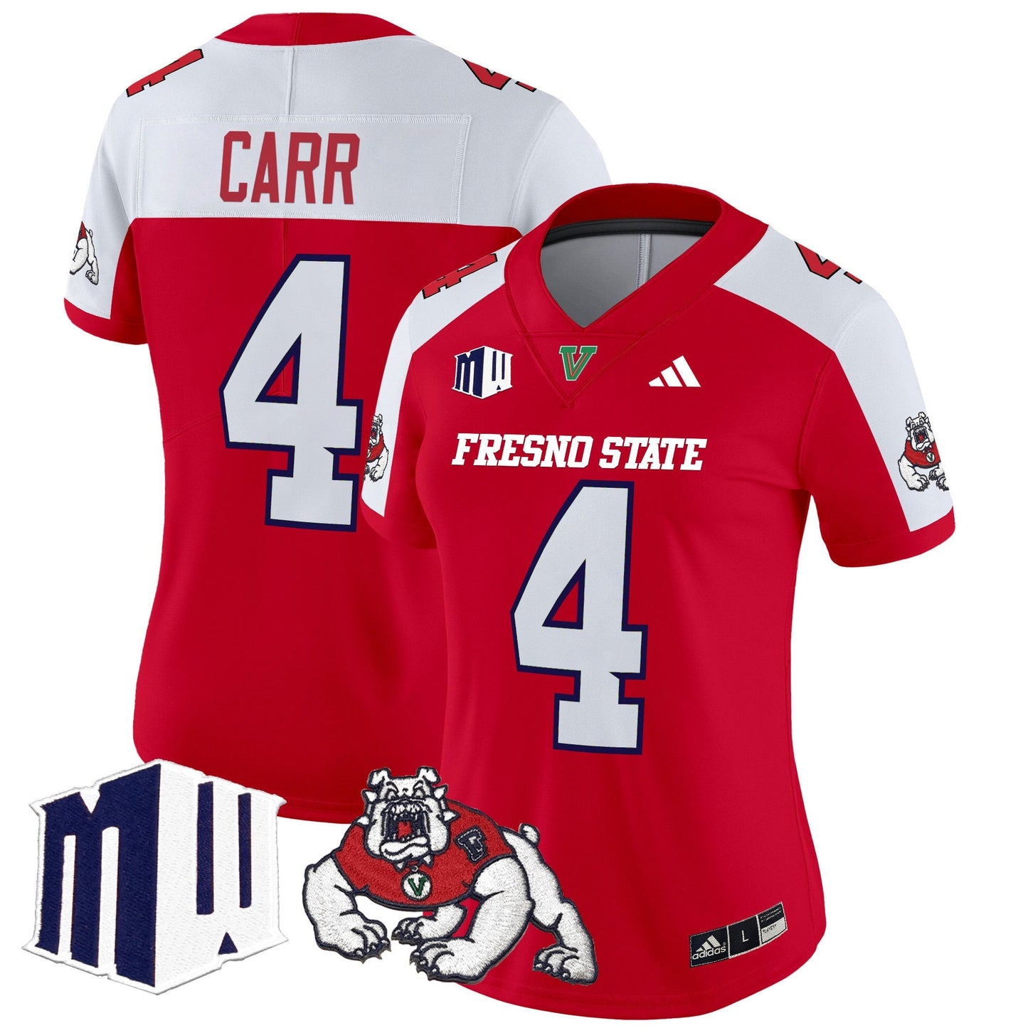 Women's Fresno State Bulldogs 2024 Vapor Limited Jersey - All Stitched