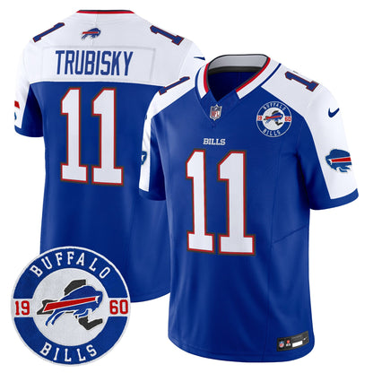 Men's Buffalo Bills 2024 Vapor Limited Jersey - Est. 1960 Patch - All Stitched