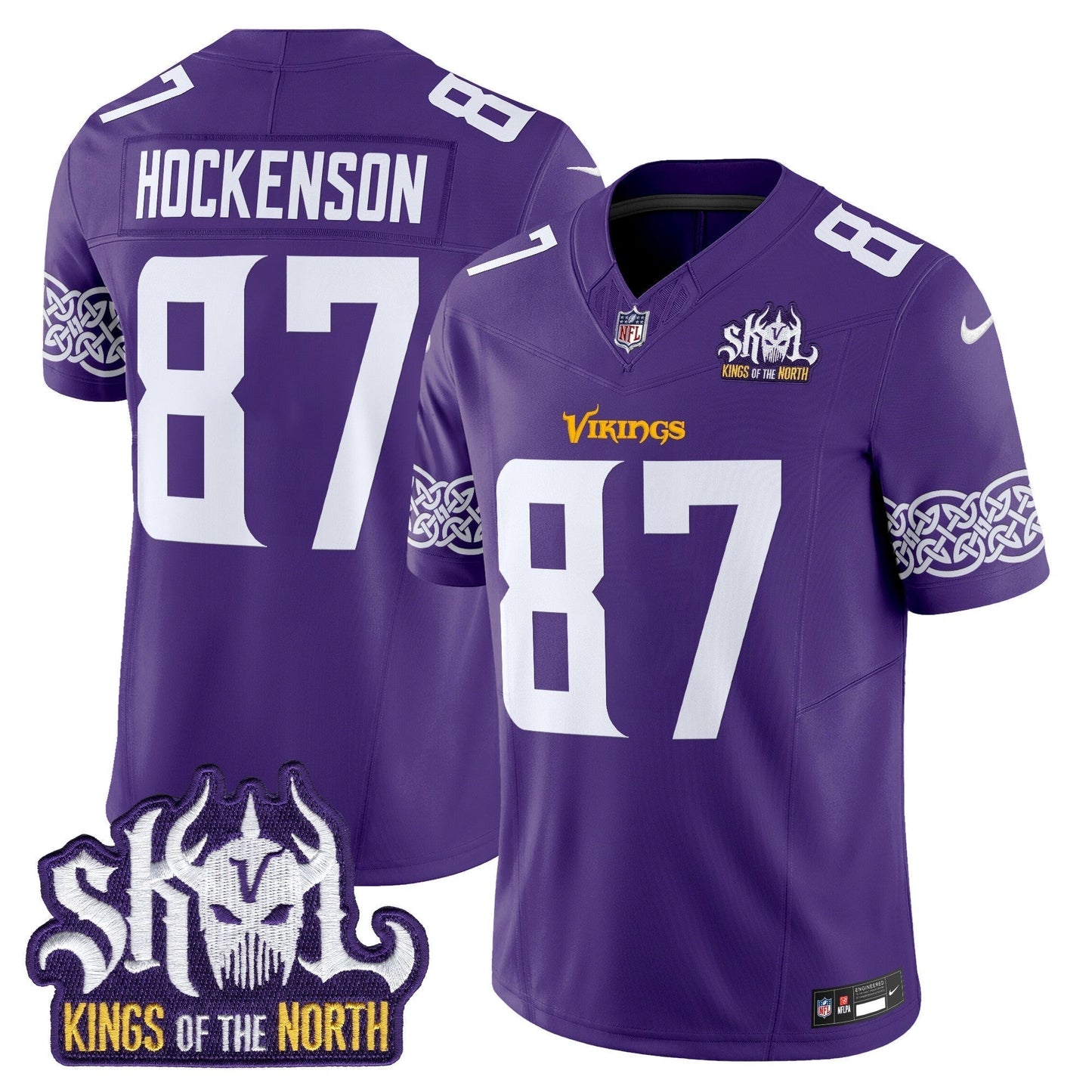MIN King Of The North Patch Vapor Limited Jersey V2 - All Stitched