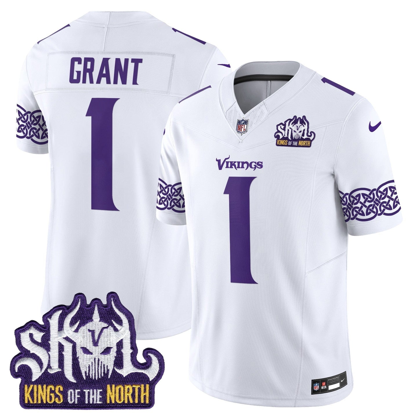 MIN King Of The North Patch Vapor Limited Jersey V2 - All Stitched