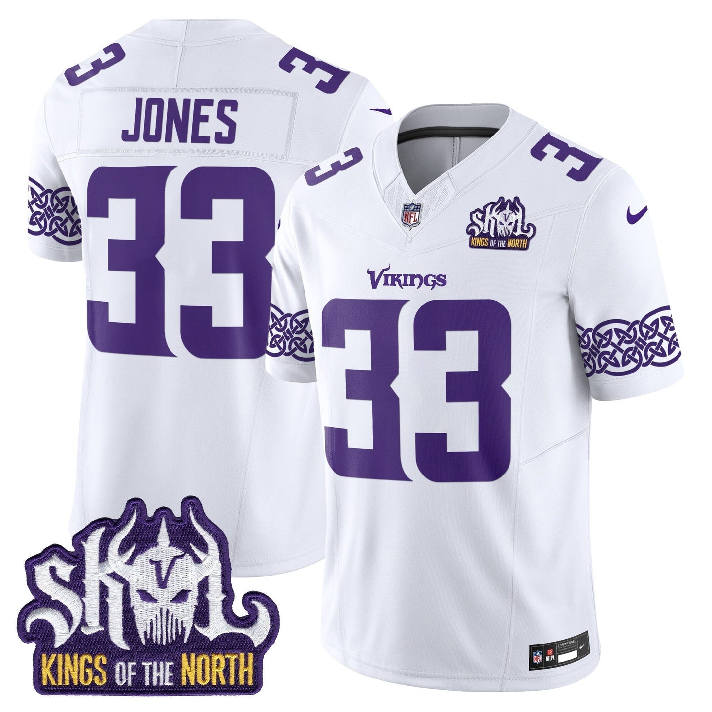 MIN King Of The North Patch Vapor Limited Jersey V2 - All Stitched