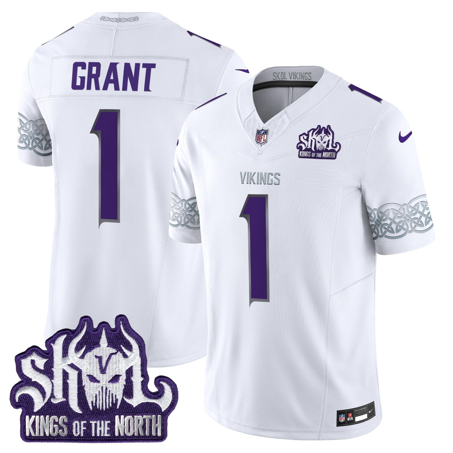 MIN King Of The North Patch Vapor Limited Jersey V2 - All Stitched