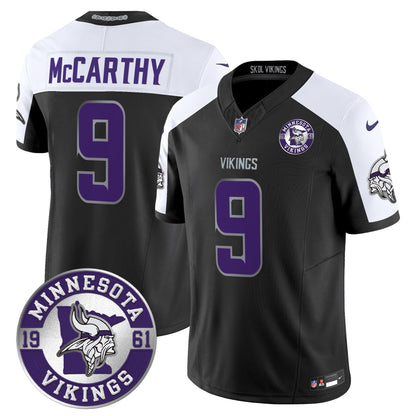Men's Minnesota Vikings 2024 Vapor Limited Jersey - Est. 1961 Patch - All Stitched