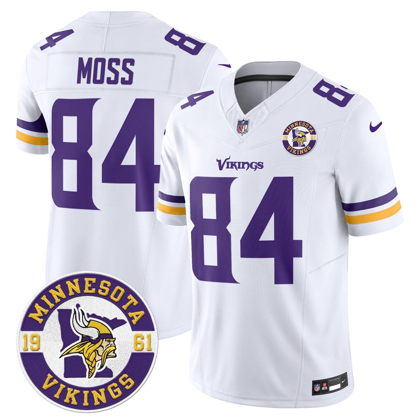 MIN King Of The North Patch Vapor Limited Jersey - Est. 1961 Patch - All Stitched