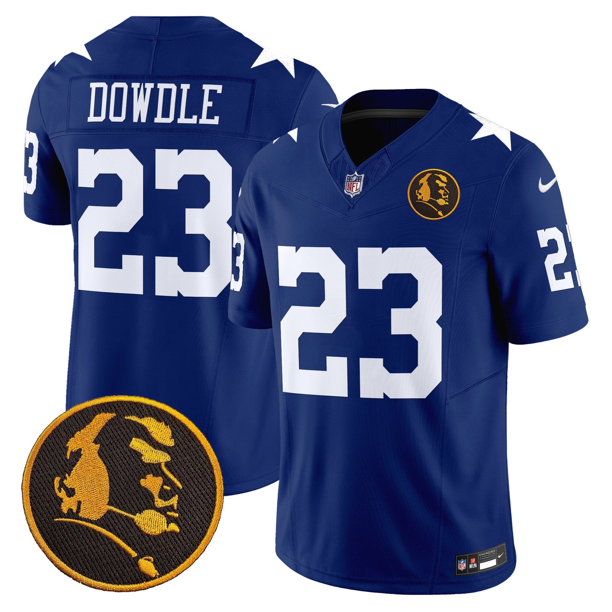 Men's Cowboys Texas & John Madden Patch Vapor Limited Jersey V2 - All Stitched