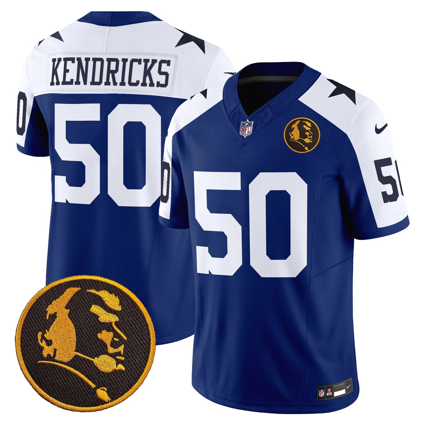 Men's Cowboys Texas & John Madden Patch Vapor Limited Jersey V2 - All Stitched