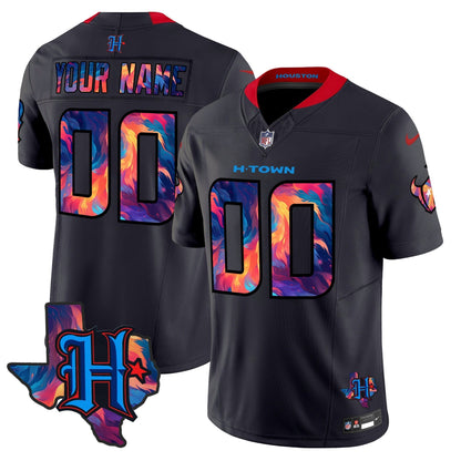 HOU 2024 Special Vapor Limited Custom Jersey - All Stitched