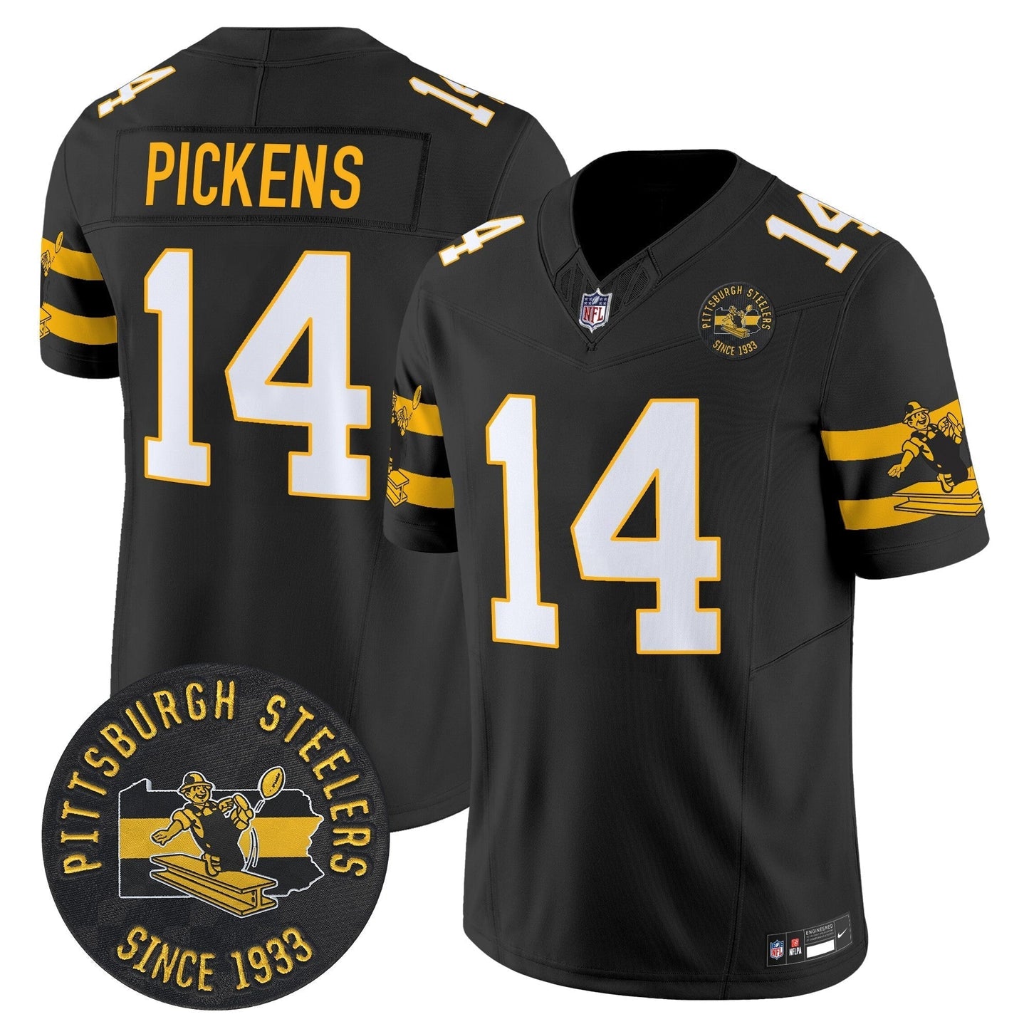 PIT Throwback 1933 Patch Vapor Limited Jersey - All Stitched