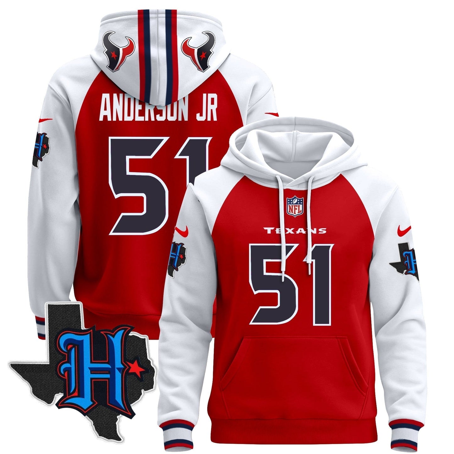 Houston Texans2024 Pullover Hoodie - All Stitched