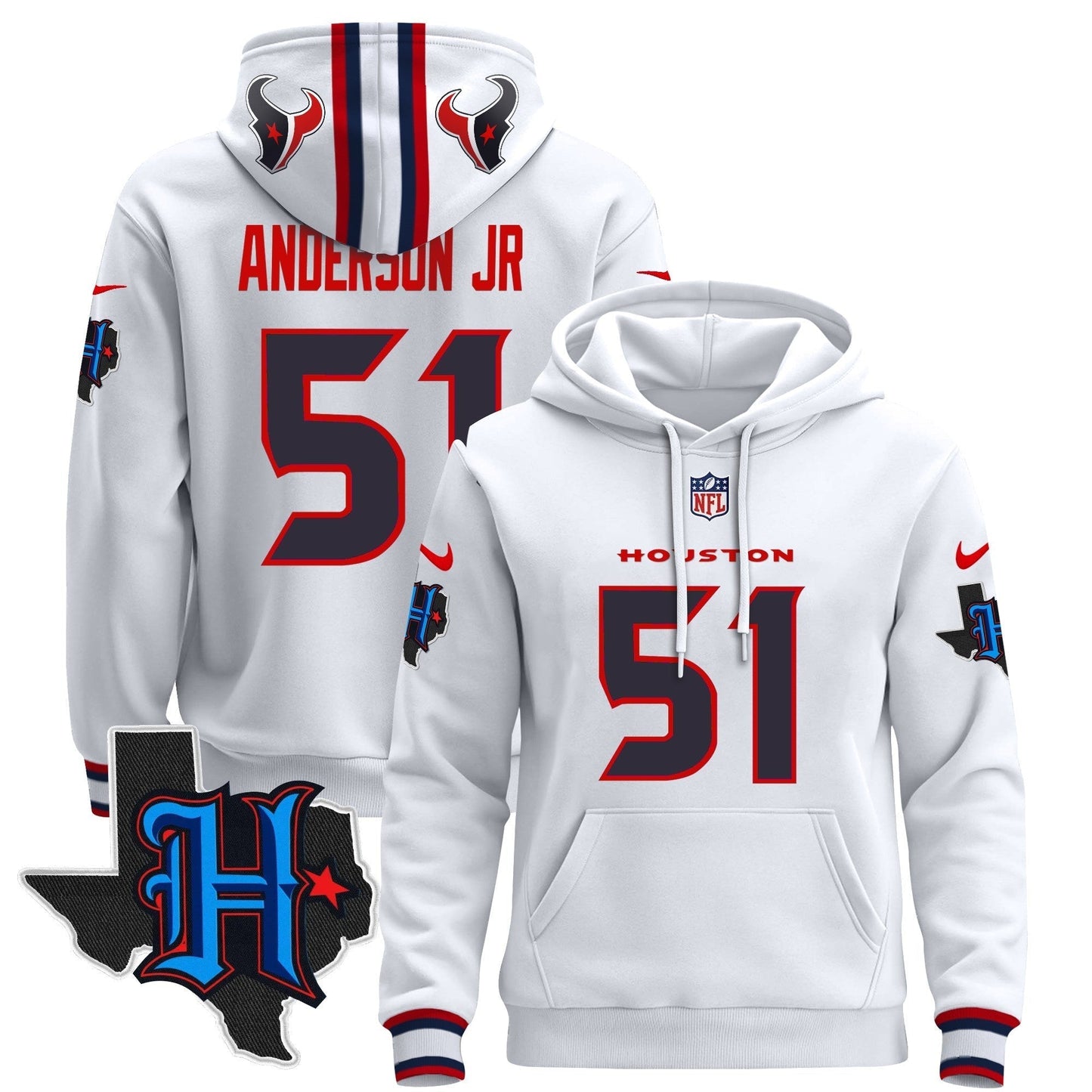 Houston Texans2024 Pullover Hoodie - All Stitched