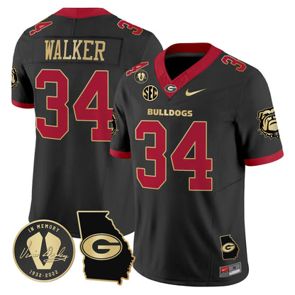 Men's Georgia Bulldogs 2024 Vapor Limited Jersey V5 - Georgia Map - All Stitched