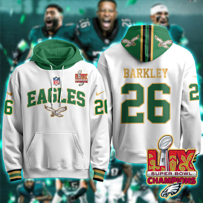 PHI Super Bowl LIX Champions Gold Hoodie N2R - All Stitched