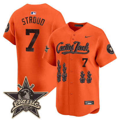 Houston Astros Cactus Jack 2025 Vapor Premier Limited Jersey - All Stitched