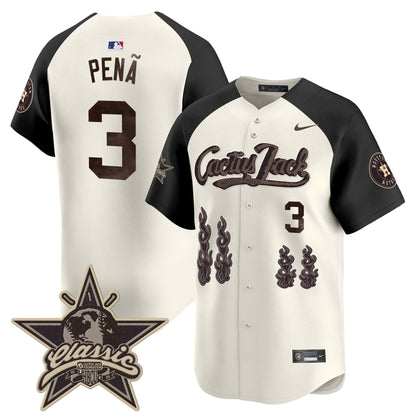 Houston Astros Cactus Jack 2025 Vapor Premier Limited Jersey - All Stitched