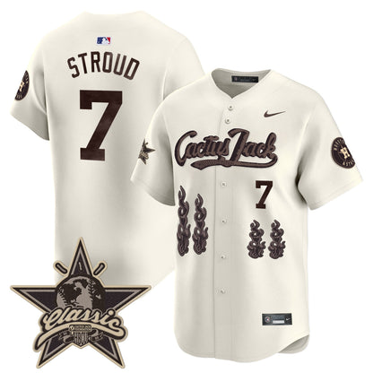 Houston Astros Cactus Jack 2025 Vapor Premier Limited Jersey - All Stitched