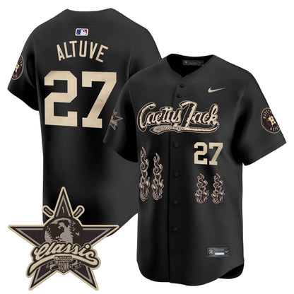 Houston Astros Cactus Jack 2025 Vapor Premier Limited Jersey - All Stitched