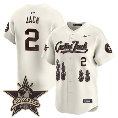 Houston Astros Cactus Jack 2025 Vapor Premier Limited Jersey - All Stitched