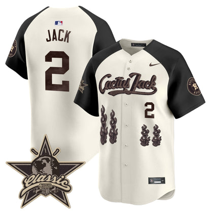 Houston Astros Cactus Jack 2025 Vapor Premier Limited Jersey - All Stitched
