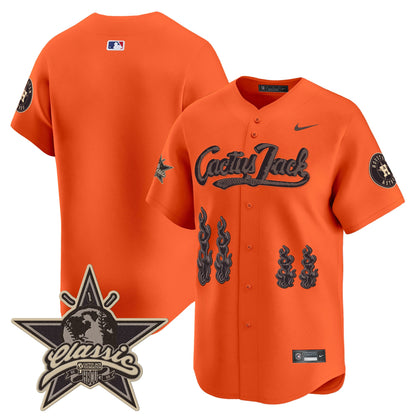 Houston Astros Cactus Jack 2025 Vapor Premier Limited Jersey - All Stitched