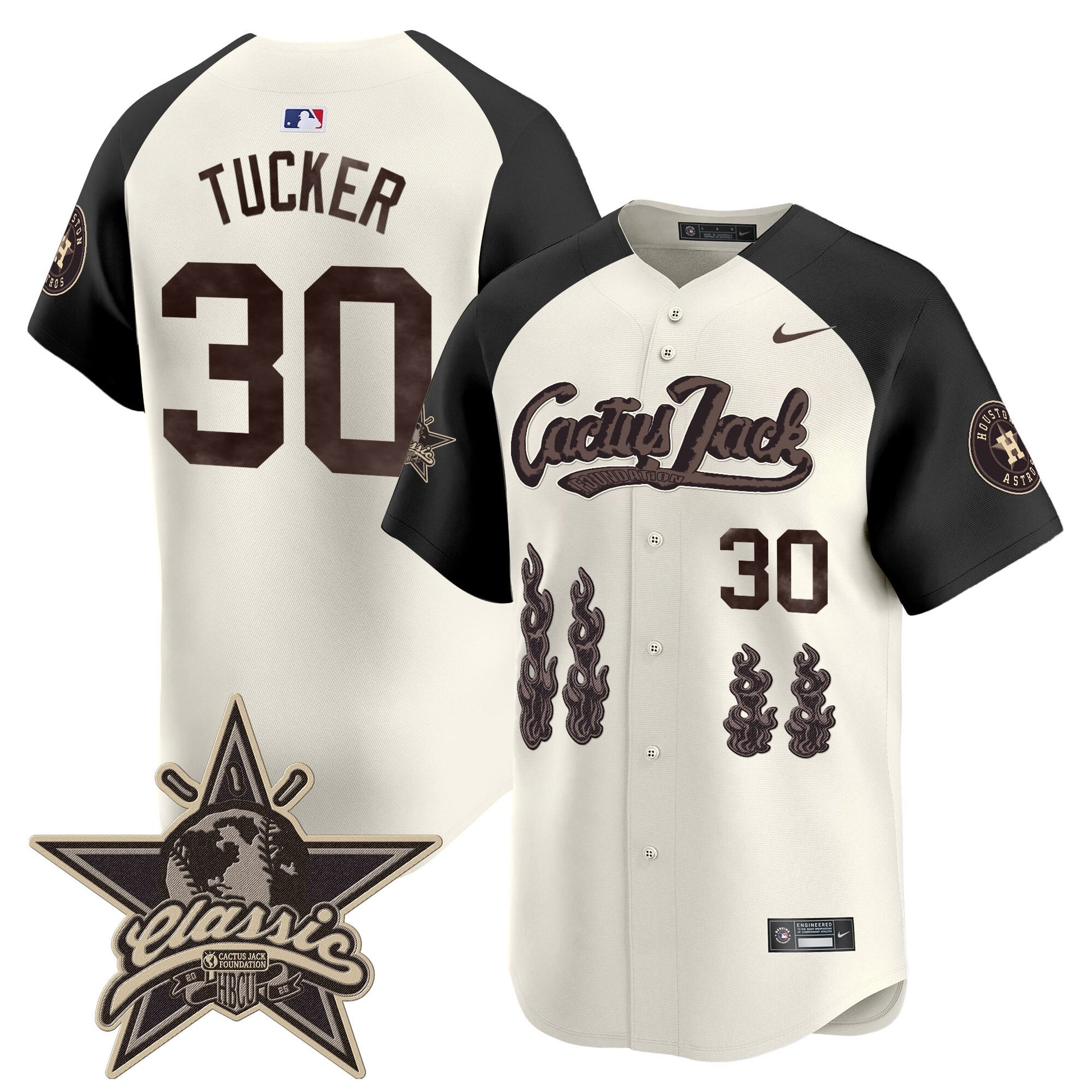 Houston Astros Cactus Jack 2025 Vapor Premier Limited Jersey - All Stitched