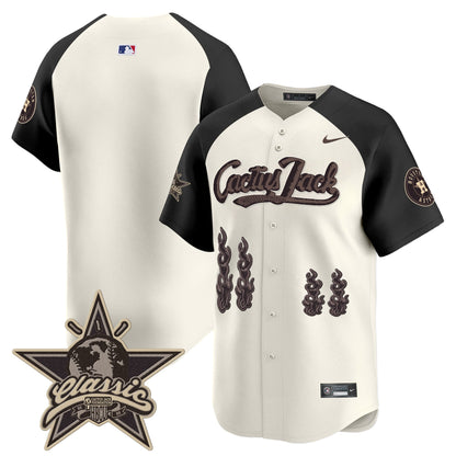 Houston Astros Cactus Jack 2025 Vapor Premier Limited Jersey - All Stitched