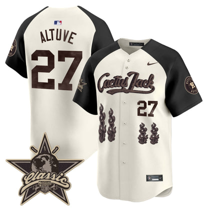 Houston Astros Cactus Jack 2025 Vapor Premier Limited Jersey - All Stitched