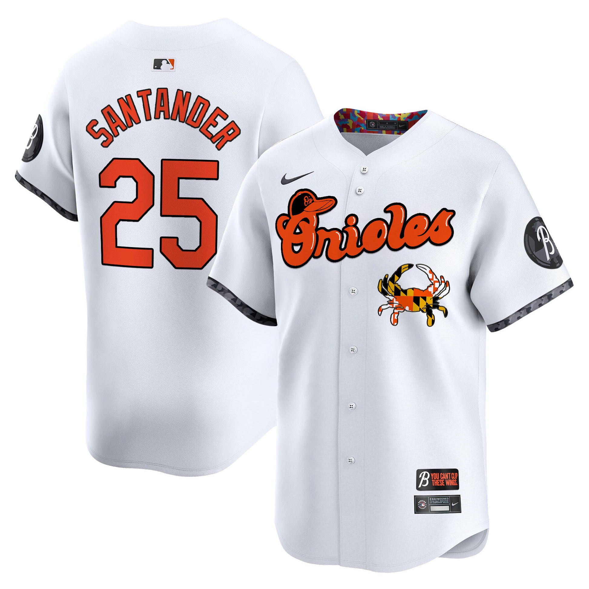 Baltimore Orioles Maryland Blue Crab Vapor Premier Limited Jersey - All Stitched