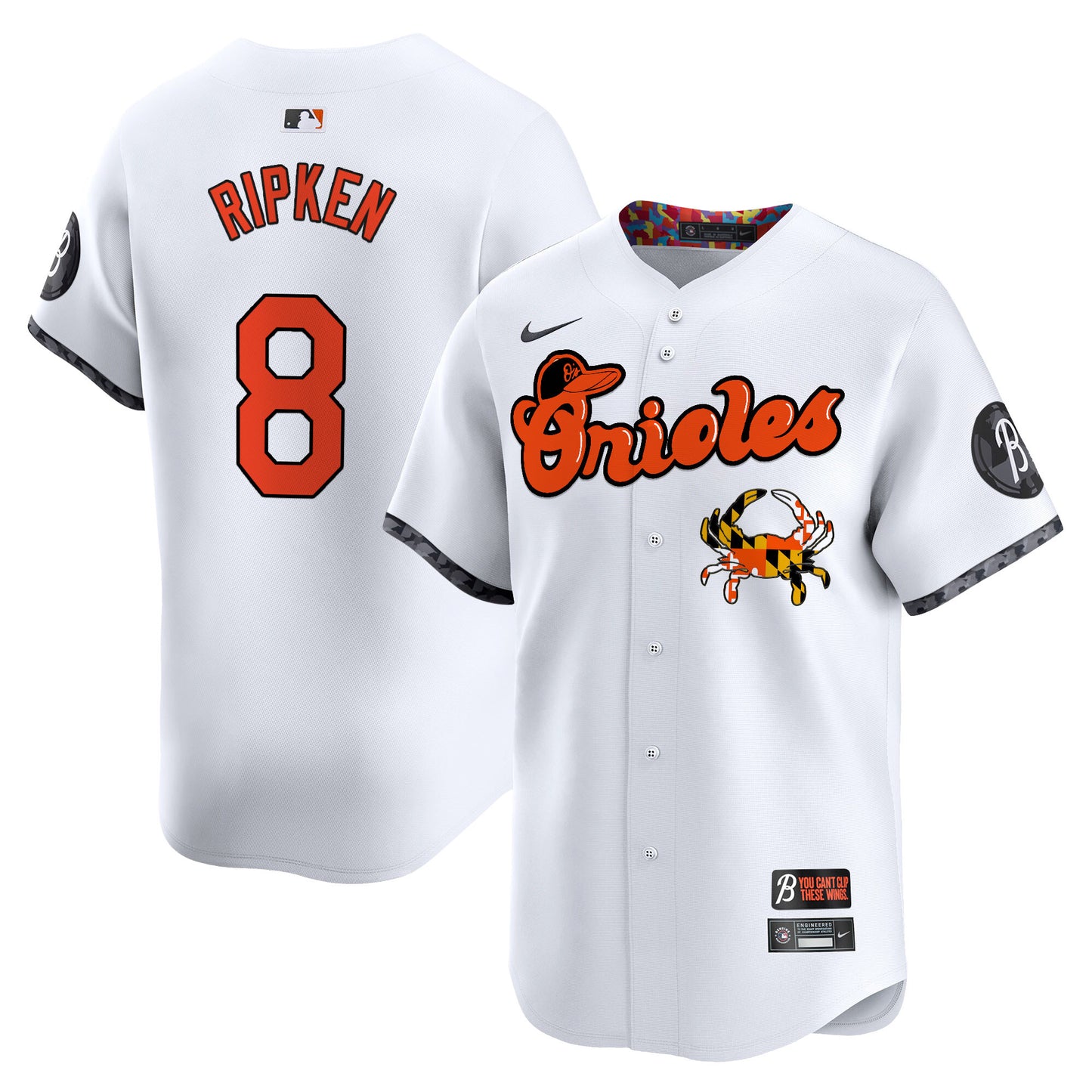 Baltimore Orioles Maryland Blue Crab Vapor Premier Limited Jersey - All Stitched
