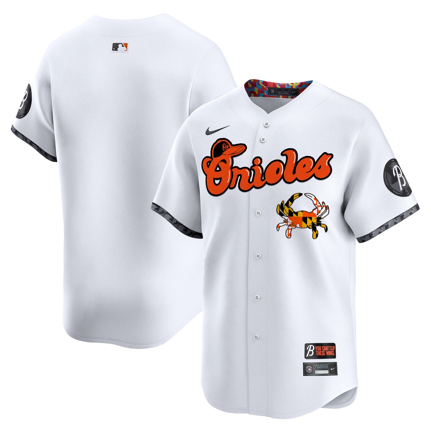 Baltimore Orioles Maryland Blue Crab Vapor Premier Limited Jersey - All Stitched