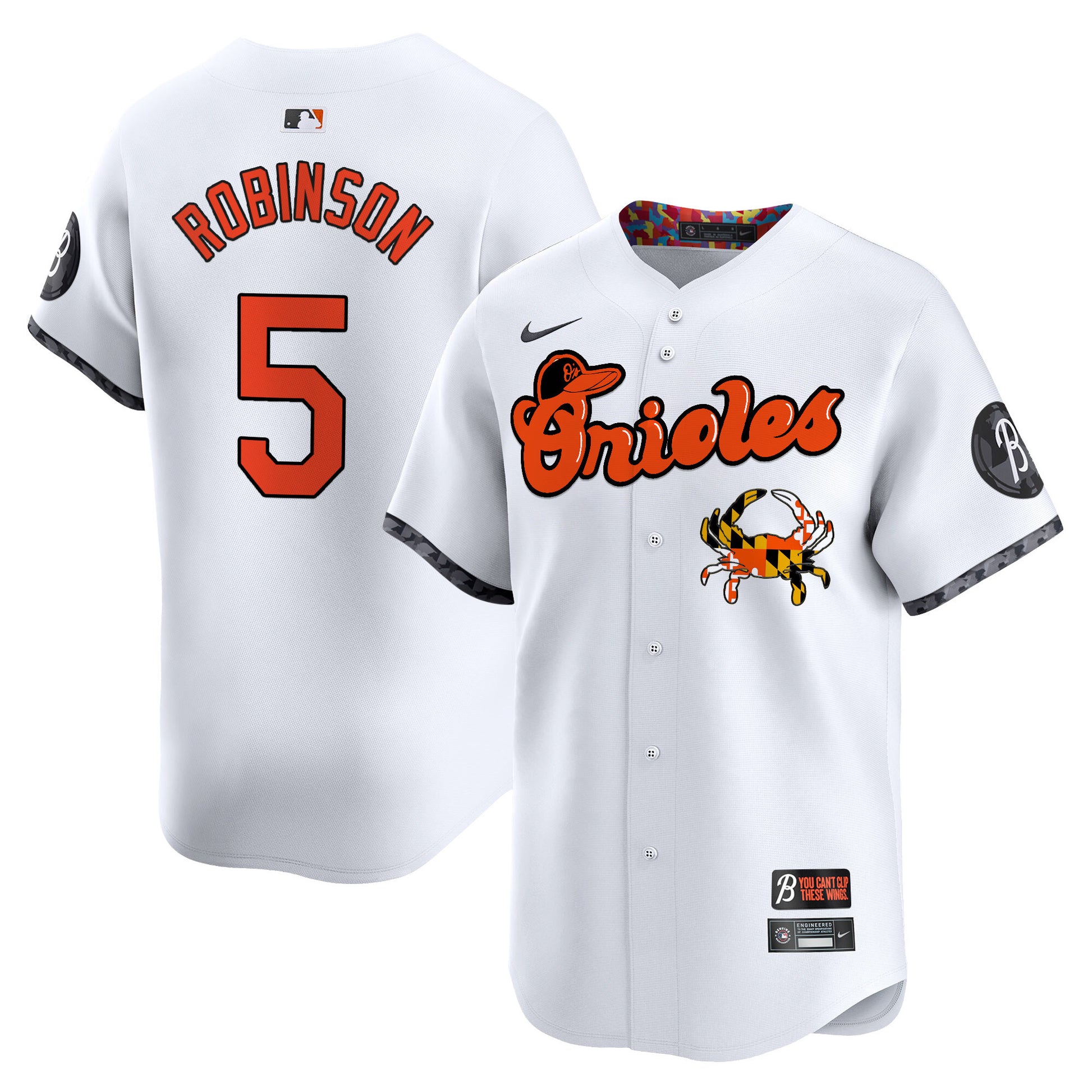Baltimore Orioles Maryland Blue Crab Vapor Premier Limited Jersey - All Stitched
