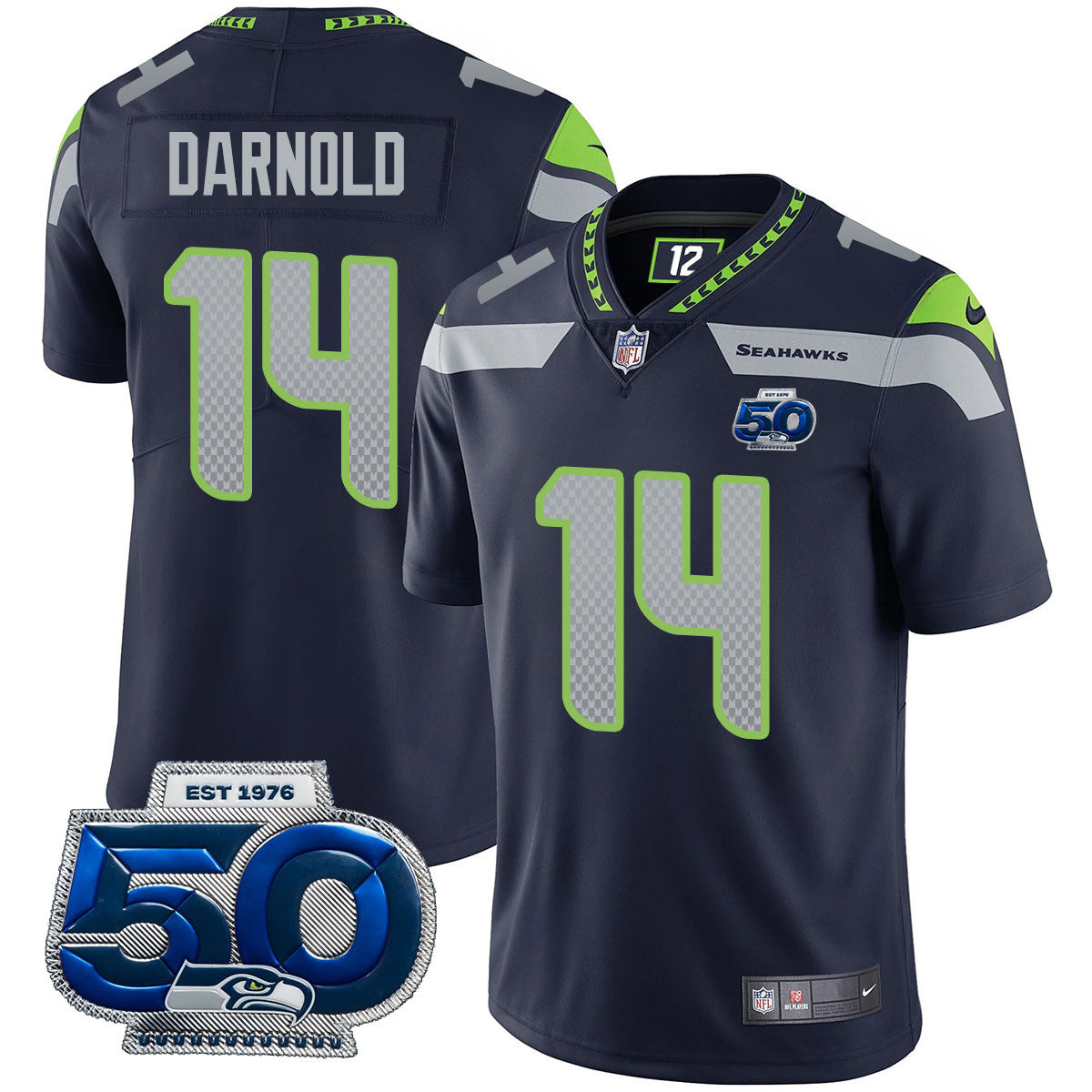 SEA 50th Season Vapor Limited Jersey - All Stitched