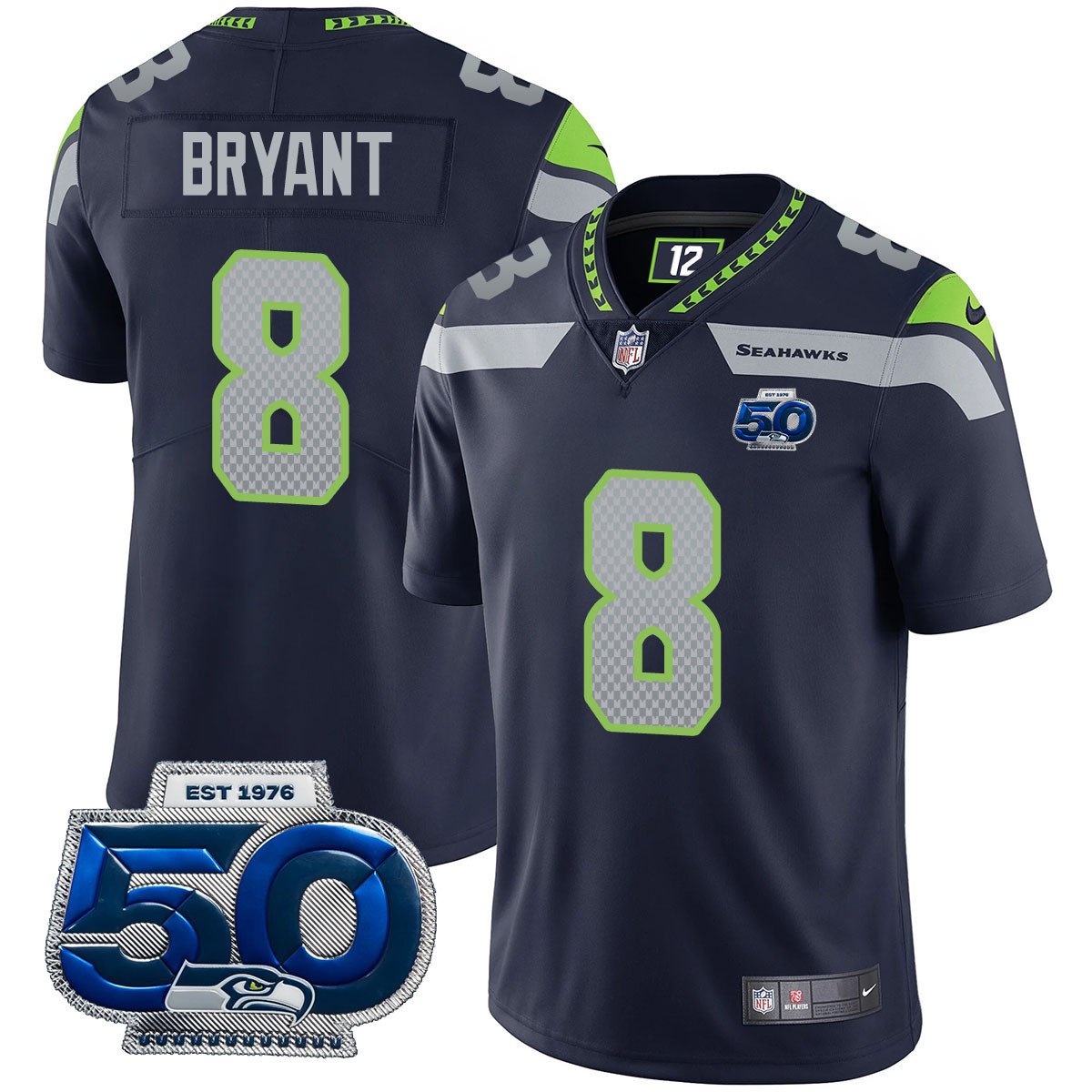 SEA 50th Season Vapor Limited Jersey - All Stitched