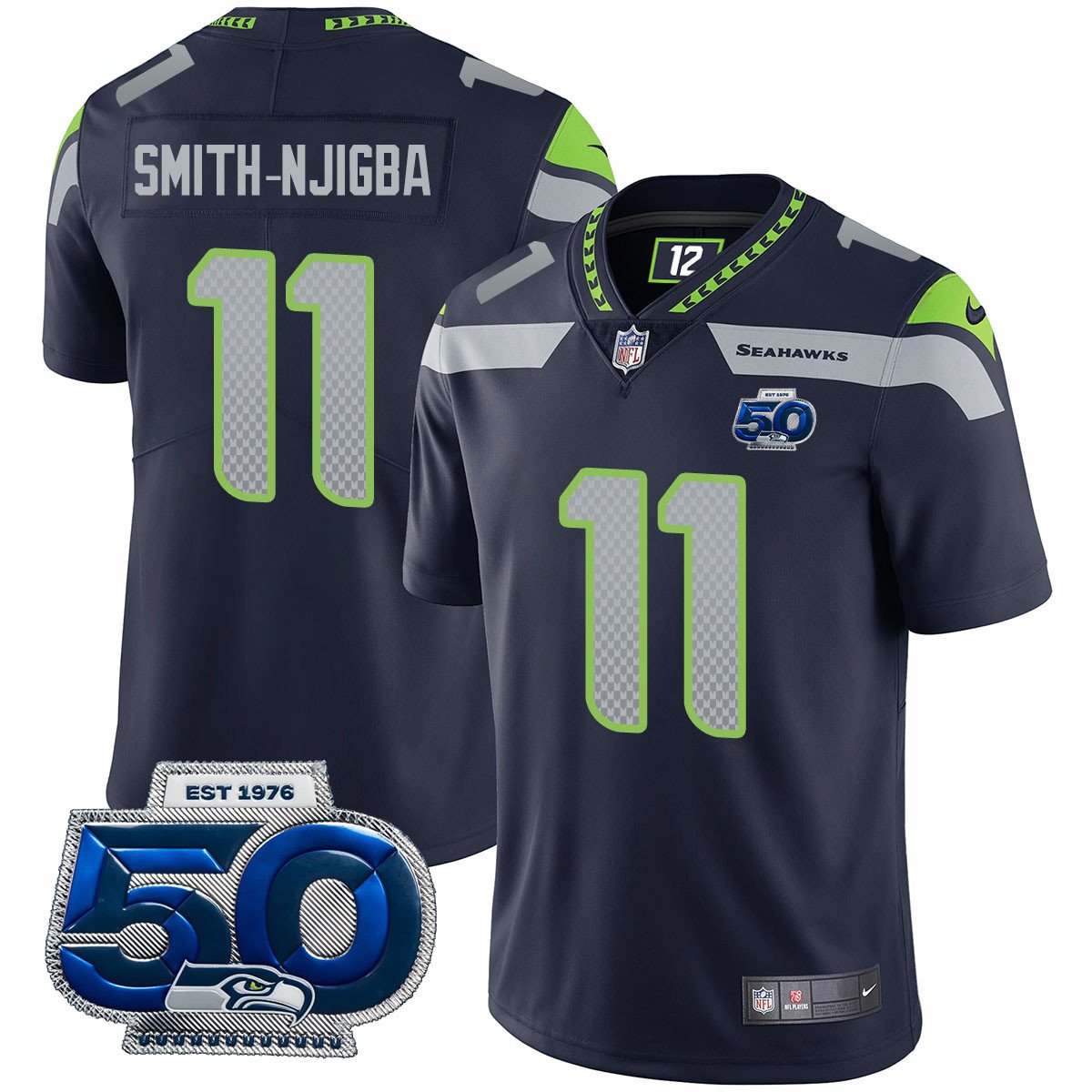 SEA 50th Season Vapor Limited Jersey - All Stitched