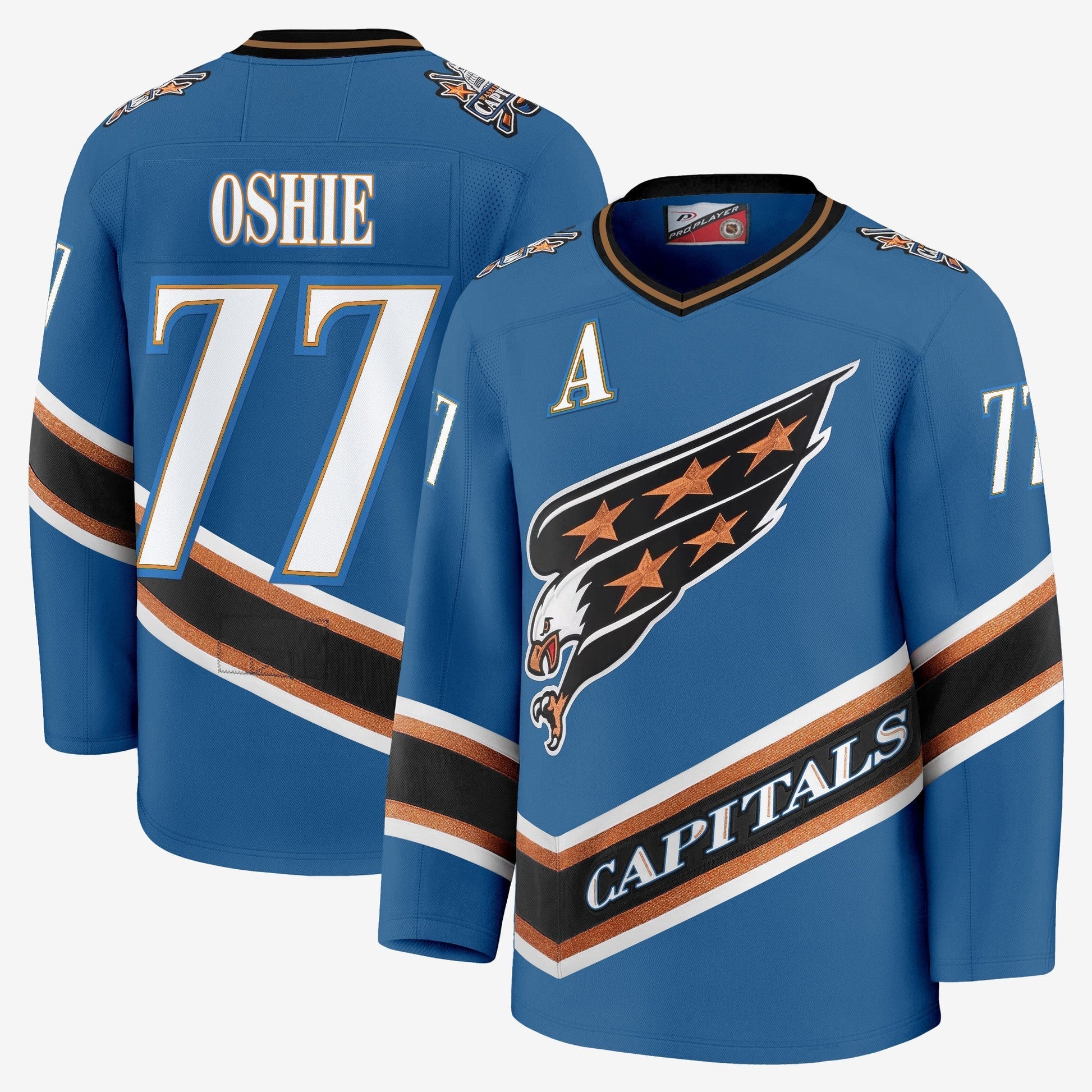 Men's Washington Capitals Screaming Eagle Jersey Collection (1995-2024) - All Stitched