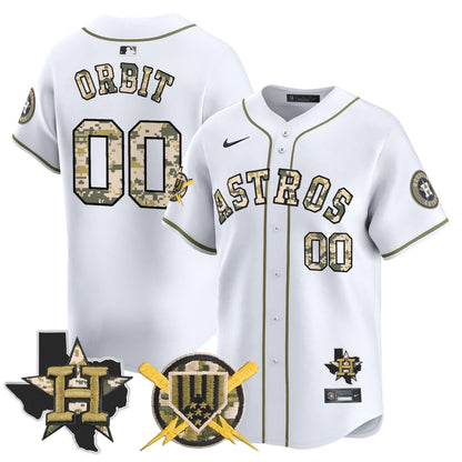 Houston Astros Armed Forces Day Vapor Premier Limited Jersey V2 - All Stitched
