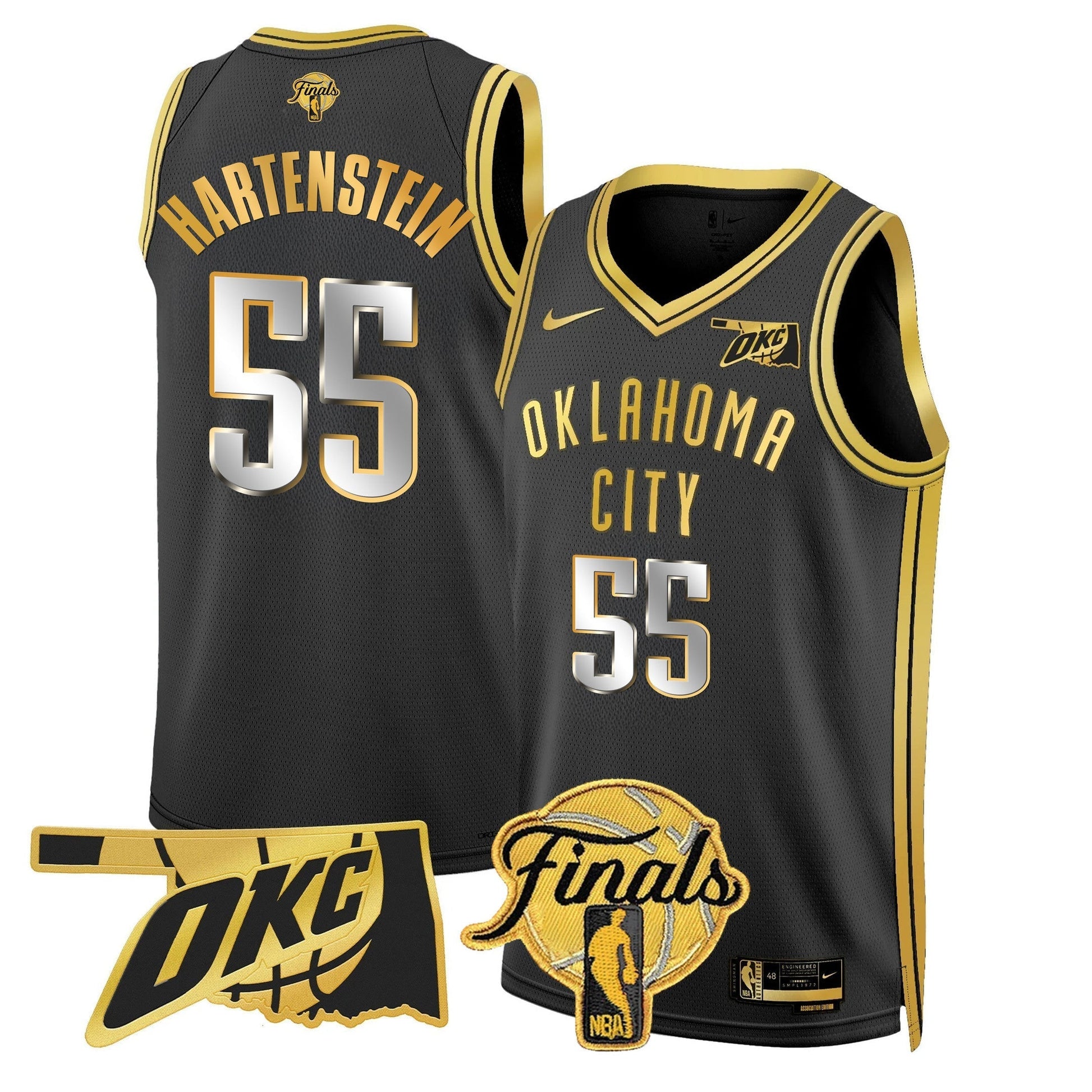 Men's Oklahoma City Thunder Jersey - Final Patch - All Stitched