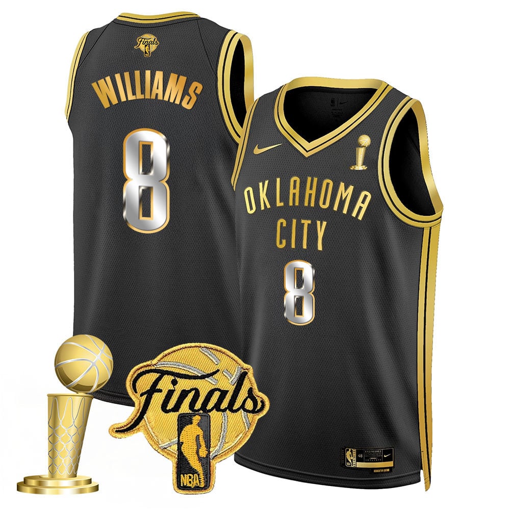 Men's Oklahoma City Thunder 2024-25 Champions Jersey - All Stitched