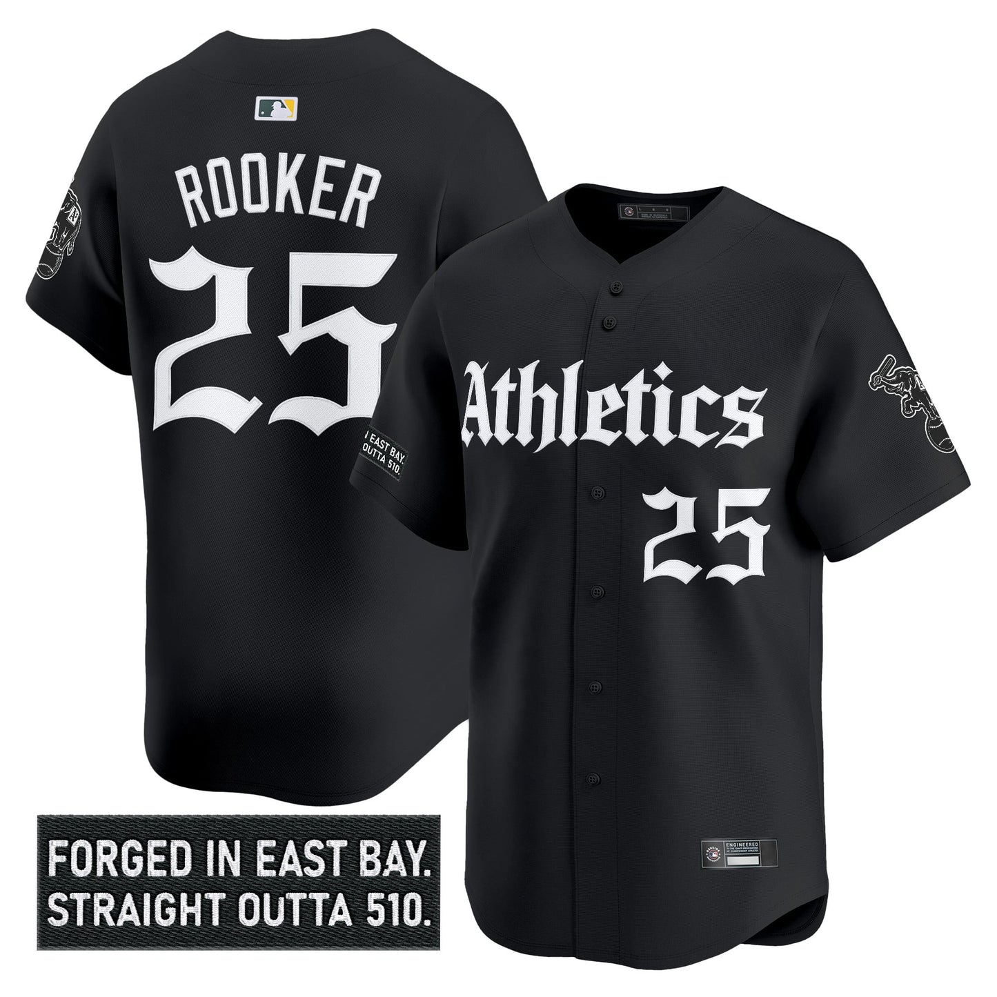 Men's Athletics 'Gothic East Bay Edition' Vapor Premier Limited Jersey - All Stitched
