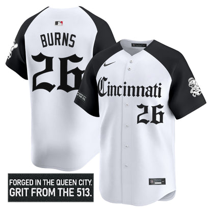 Men's Cincinnati Reds 'Gothic Queen City Edition' Vapor Premier Limited Jersey - All Stitched