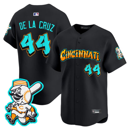 Men's Cincinnati Reds 'Graffiti Queen City Edition' Vapor Premier Limited Jersey - All Stitched