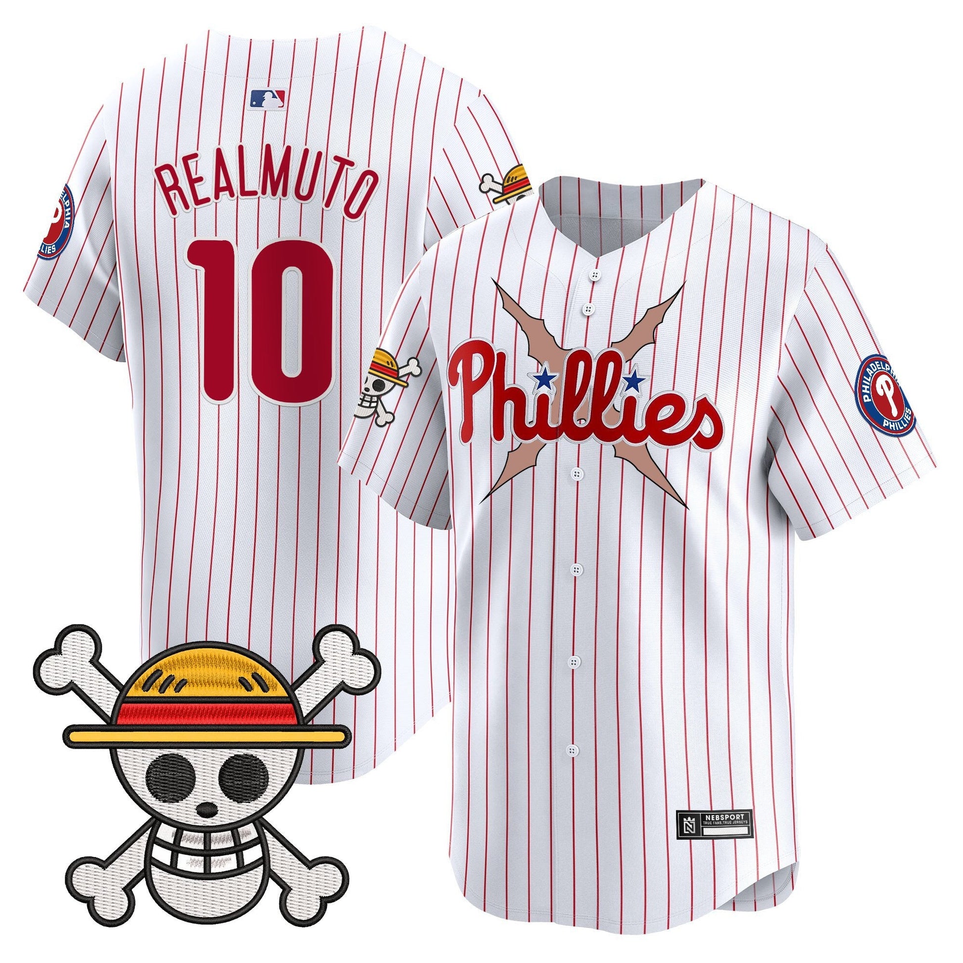 Men's Philadelphia Phillies x One Piece 2025 Vapor Premier Limited Jersey - All Stitched