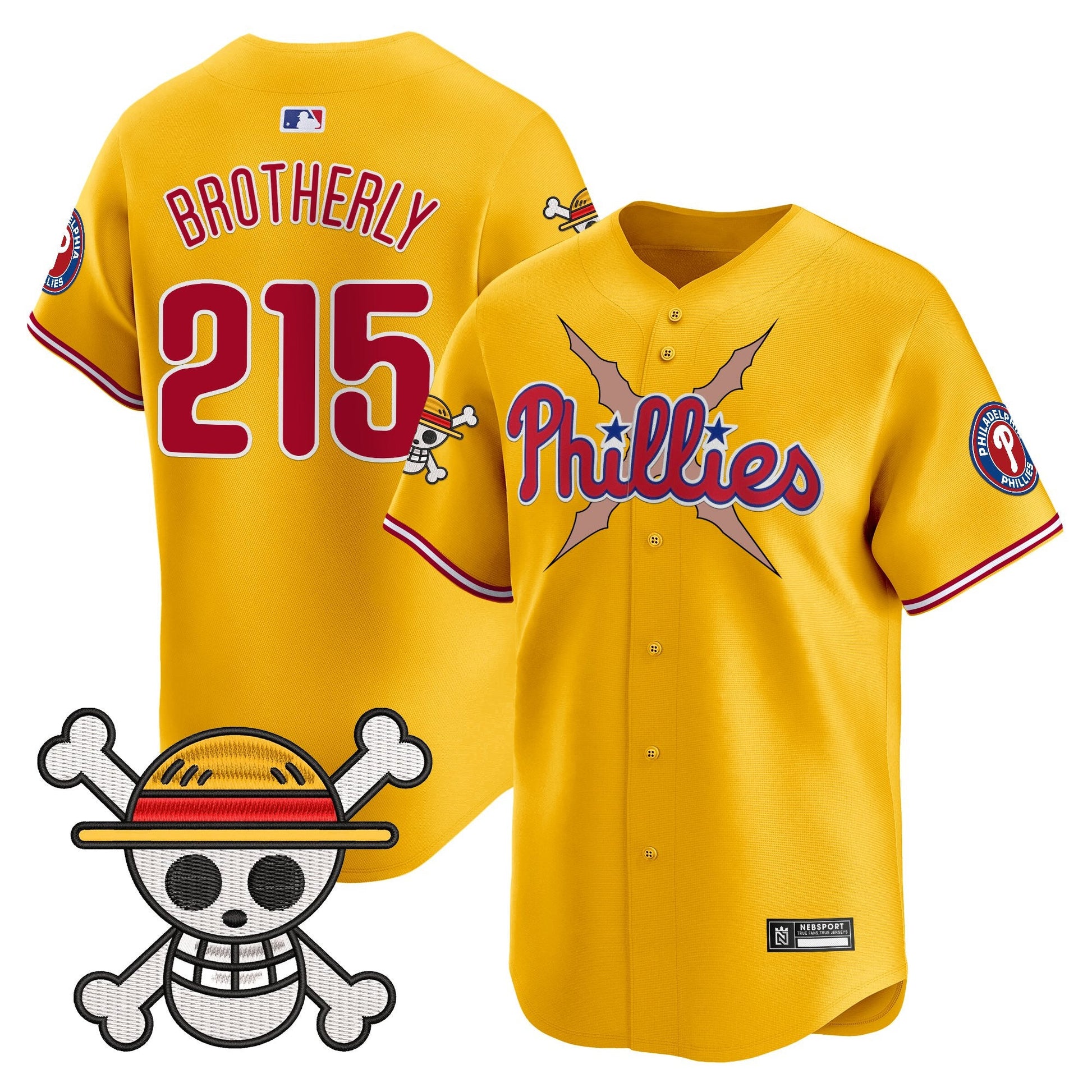Men's Philadelphia Phillies x One Piece 2025 Vapor Premier Limited Jersey - All Stitched