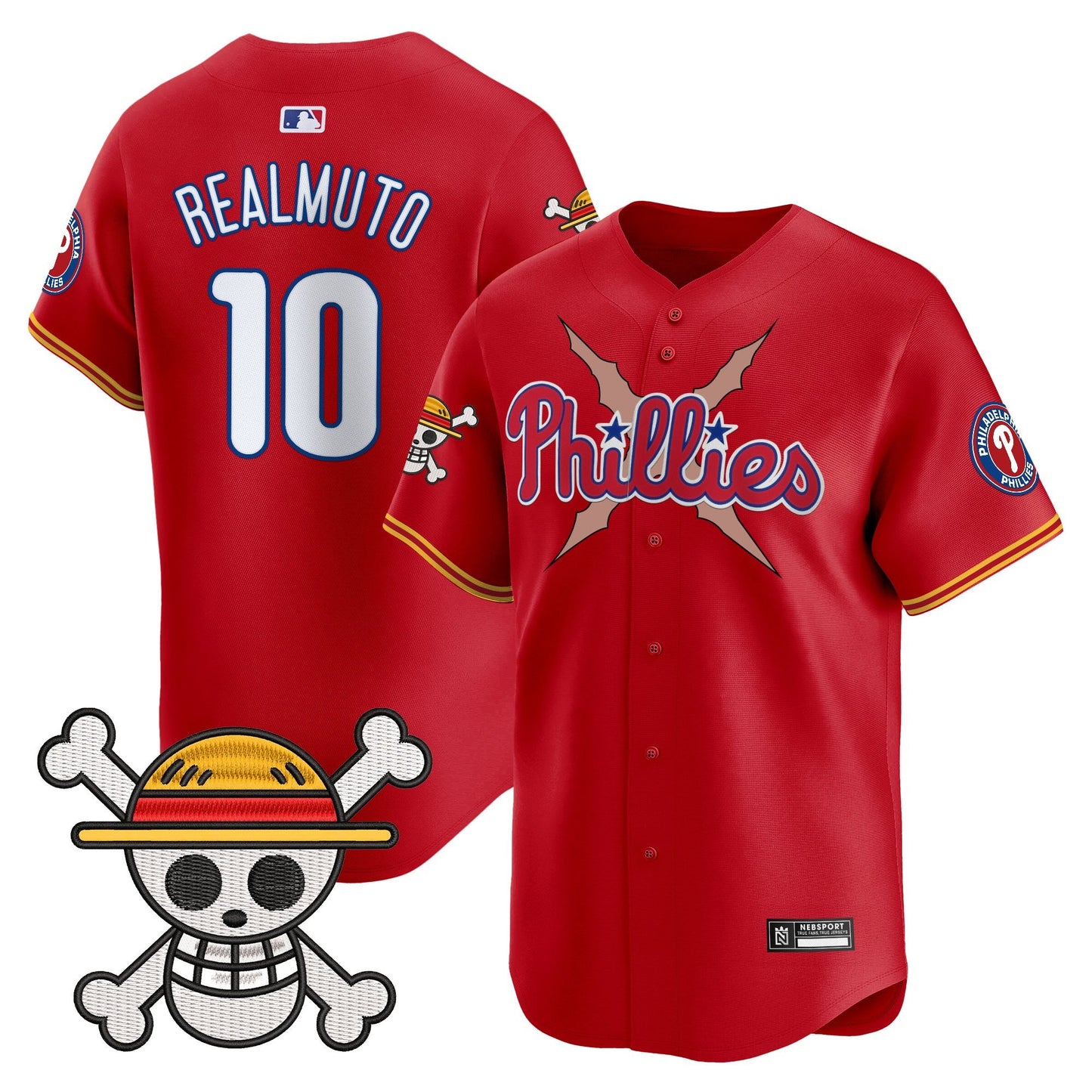 Men's Philadelphia Phillies x One Piece 2025 Vapor Premier Limited Jersey - All Stitched
