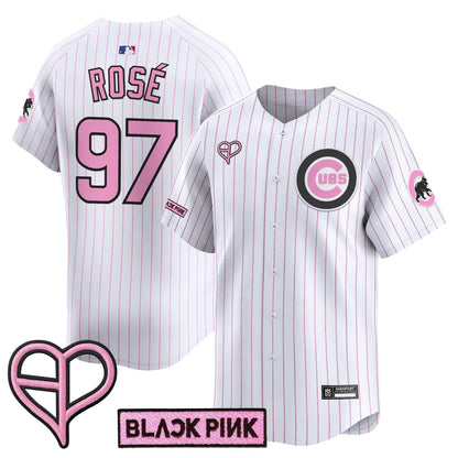 Unisex Chicago Cubs x BLACKPINK 2025 Vapor Premier Limited Jersey - All Stitched