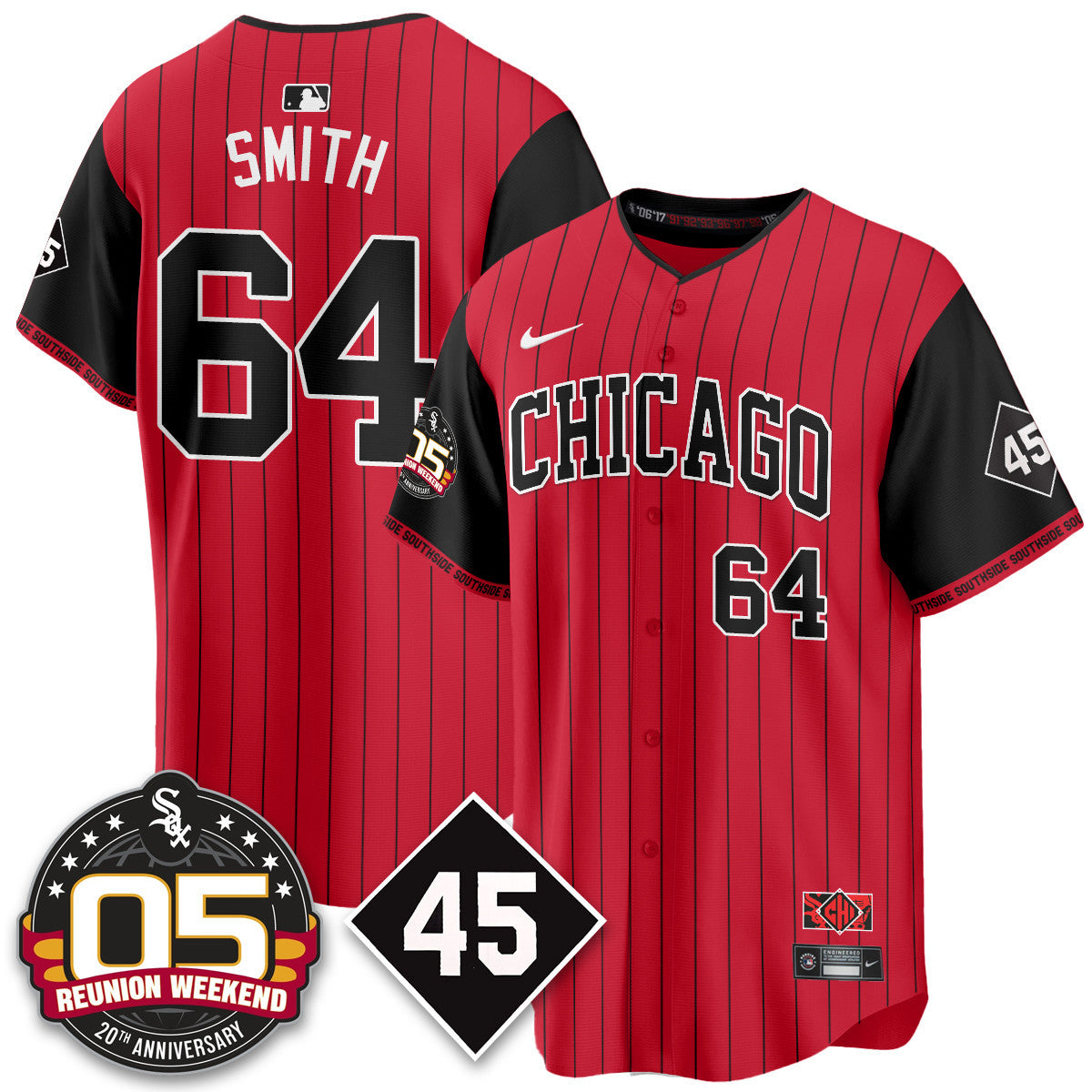 Men's Chicago White Sox Bobby Jenks 2025 Jersey - Reunion Weekend - All Stitched