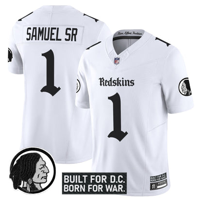 Men's Washington Redskins 'Gothic Capital Edition' Vapor Limited Jersey V2 - All Stitched