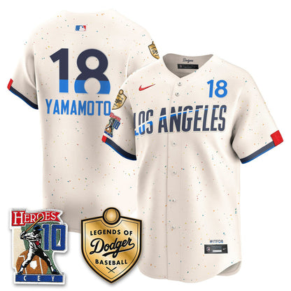 Men's Dodgers Ron Cey "Legends Of Dodgers Baseball" Jersey - All Stitched