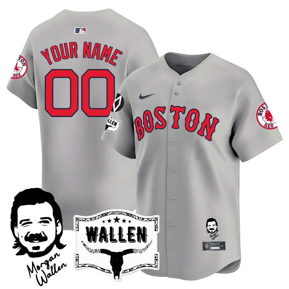 BOS Morgan Wallen 2025 Custom Jersey - All Stitched