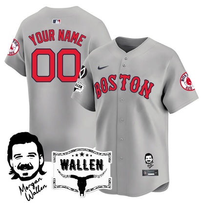 BOS Morgan Wallen 2025 Custom Jersey - All Stitched